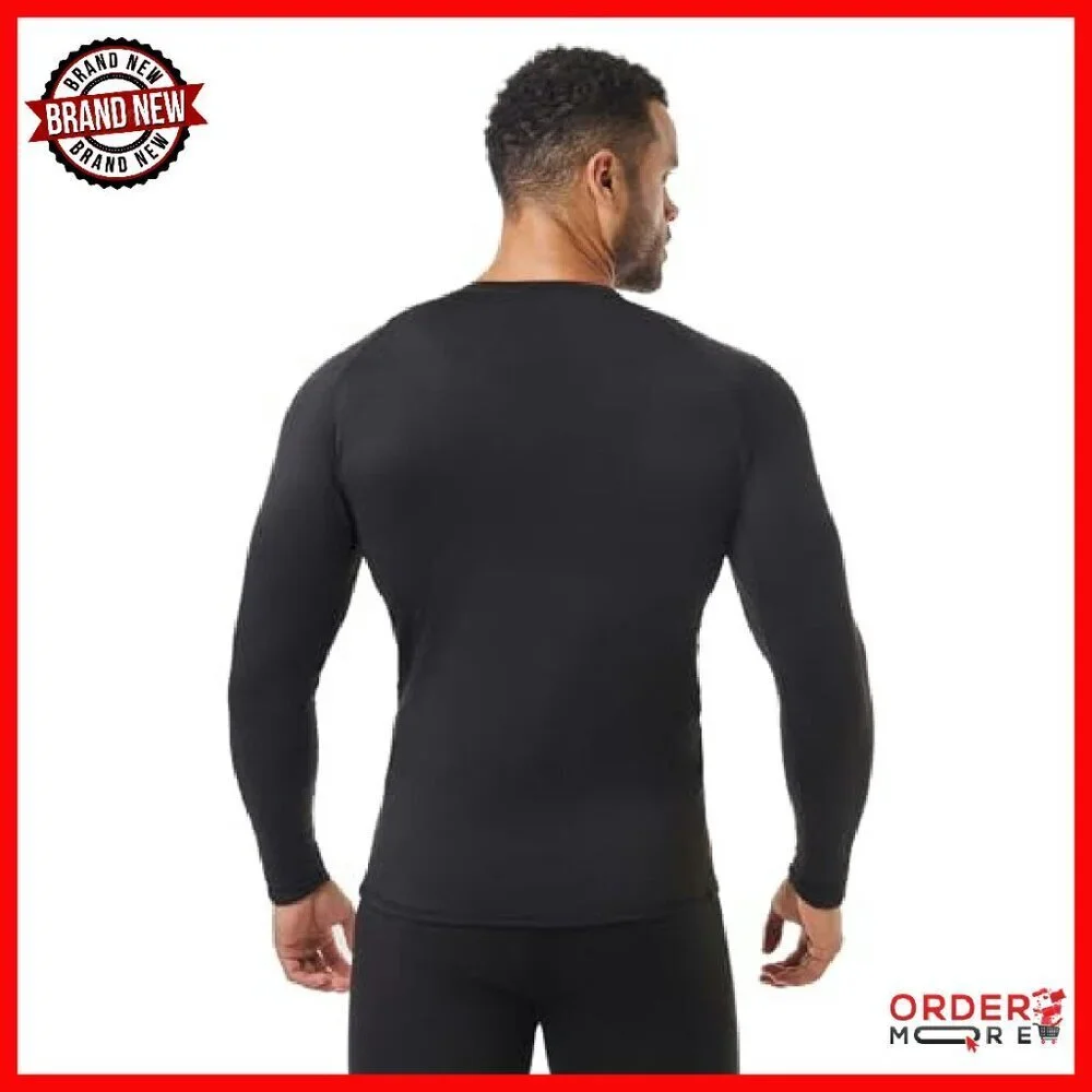 Men's Thermal Compression Base Layer Shirts Fleece Lined Long Sleeve 3 Pack
